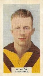 1933 Godfrey Phillips Victorian Footballers (A Series of 50) #20 Bert Hyde Front